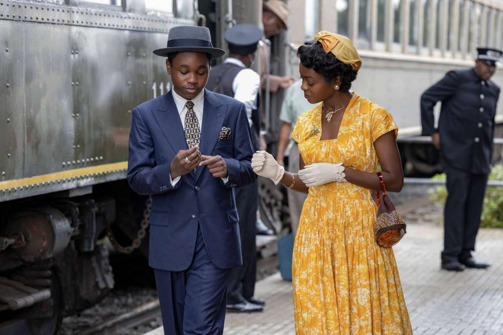 (L to R) Jalyn Hall as Emmett Till and Danielle Deadwyler as Mamie Till Mobley in TILL, directed by Chinonye Chukwu, released by Orion Pictures. 

Credit: Lynsey Weatherspoon / Orion Pictures 

© ...