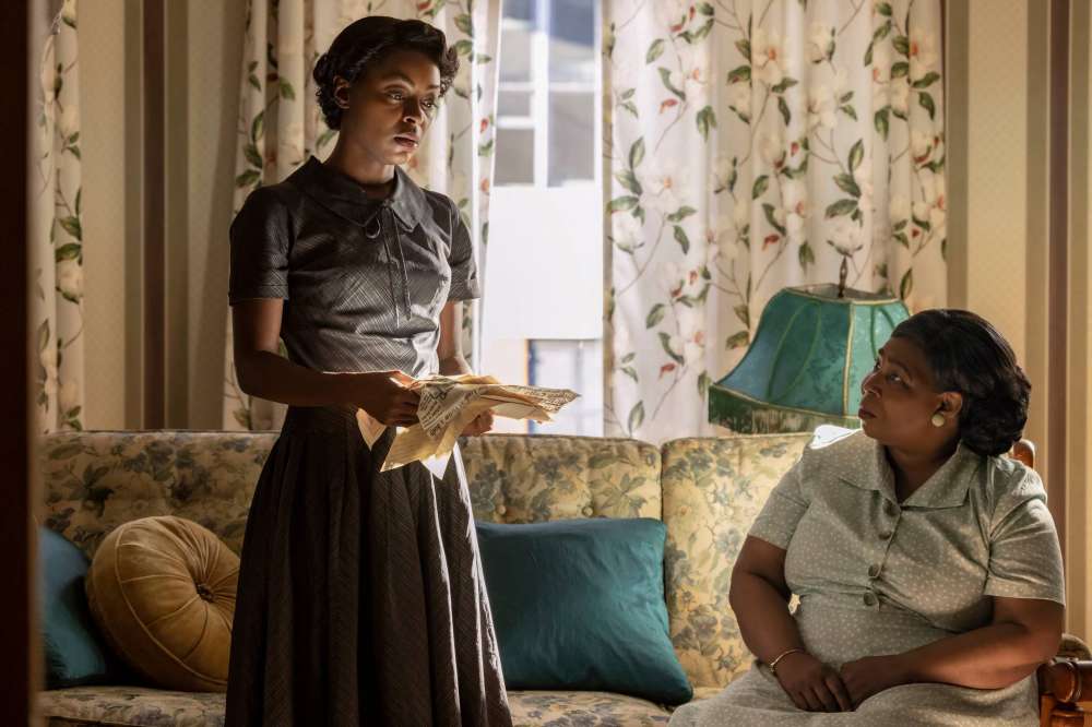 (L to R) Danielle Deadwyler as Mamie Till Mobley and Whoopi Goldberg as Alma Carthan in TILL, directed by Chinonye Chukwu, released by Orion Pictures. 

Credit: Lynsey Weatherspoon / Orion Pictures ...